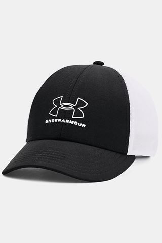 Picture of Under Armour Women's Iso - Chill Driver Mesh Adjustable Cap - Black / White 001