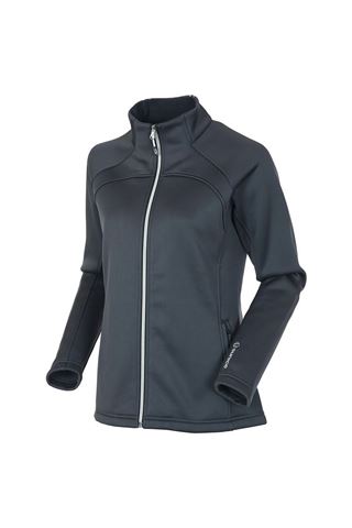 Picture of Sunice Ladies Serena Thermal Fleece Jacket - Charocal / Pure White
