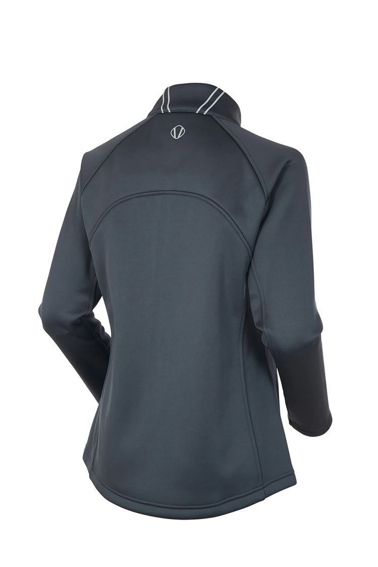Picture of Sunice Ladies Serena Thermal Fleece Jacket - Charocal / Pure White