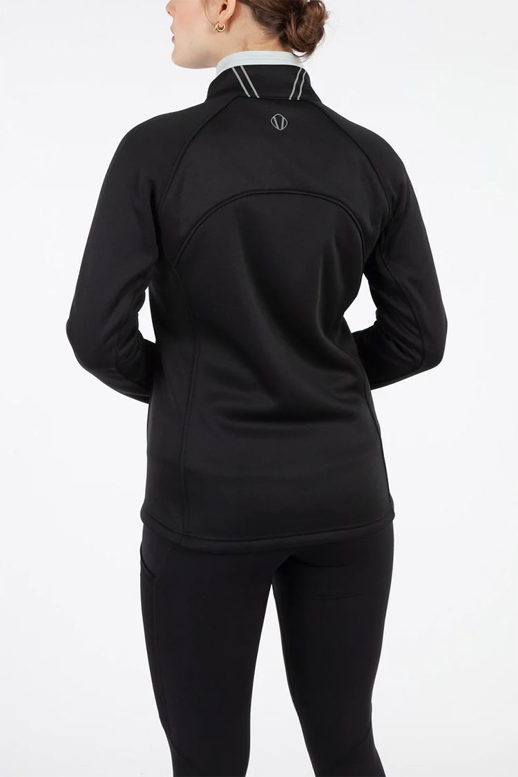 Picture of Sunice Ladies Serena Thermal Fleece Jacket - Black / Real Red 0258