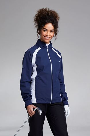 Show details for Ping Ladies Freda Waterproof Jacket - Oxford Blue / White
