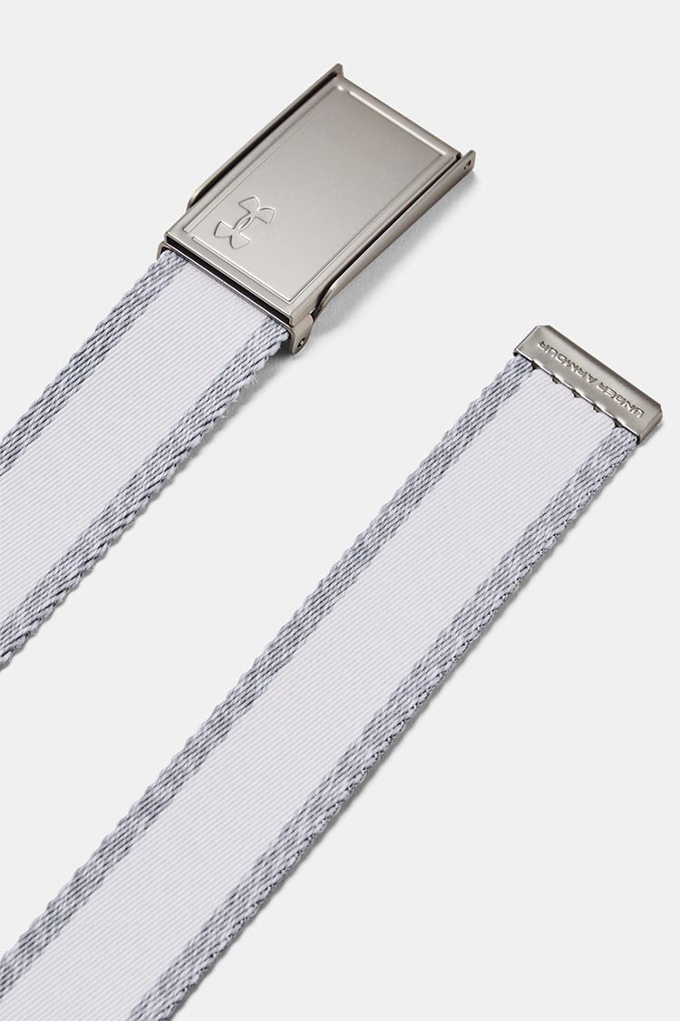 Picture of Under Armour ZNS Women's UA Webbing Belt - White / Steel 100