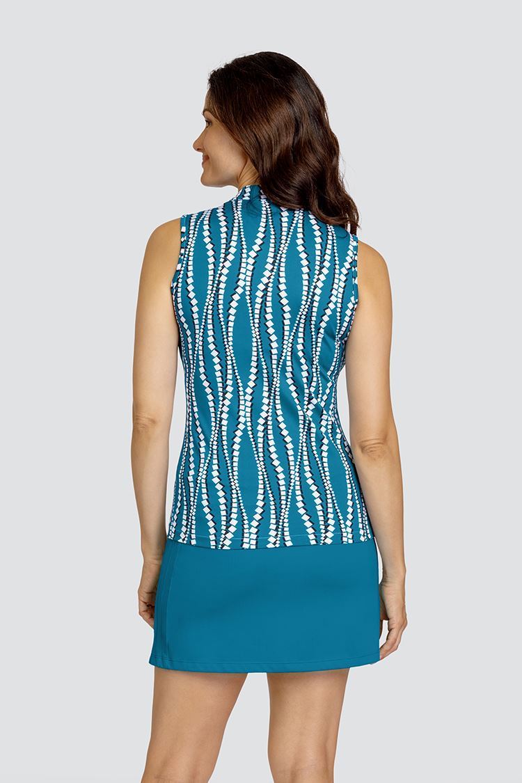 Picture of Tail Ladies Electa Sleeveless Golf Top - Diamond Waves