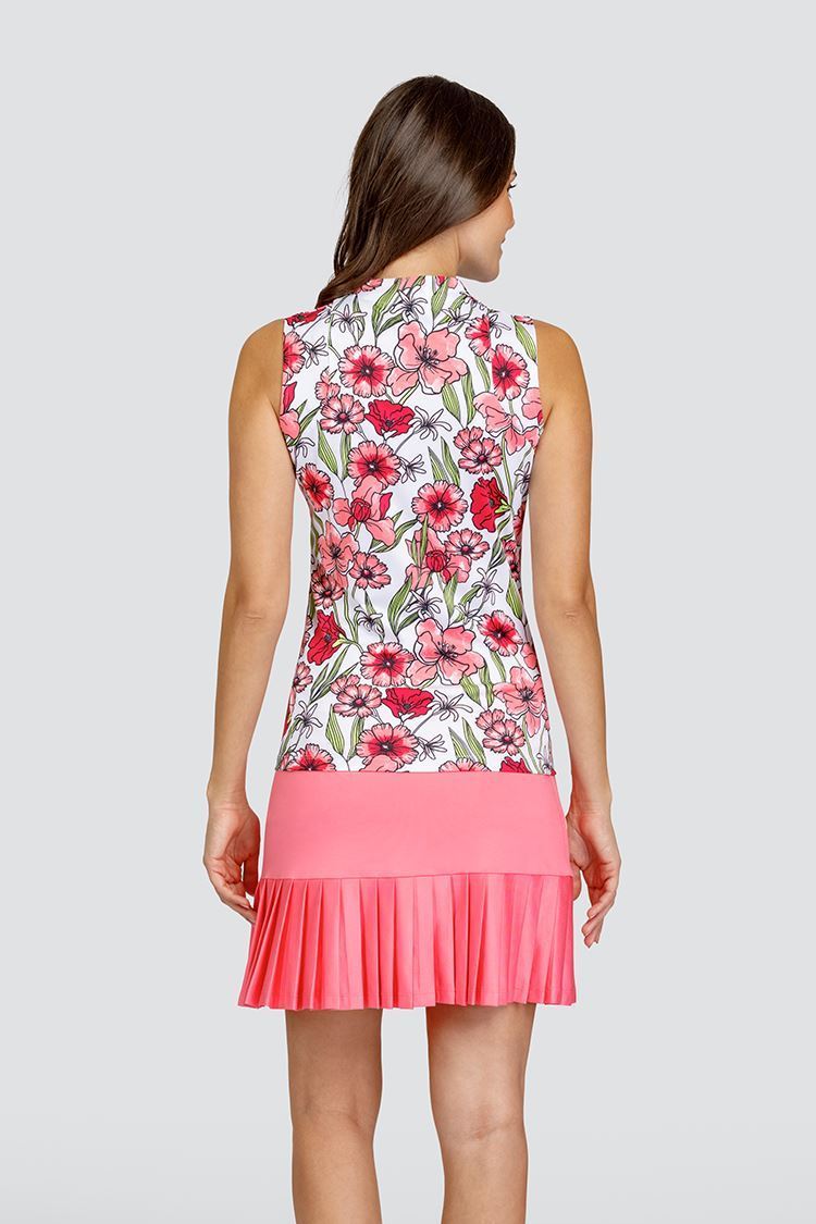 Picture of Tail Ladies Lyon Sleeveless Golf Top - Strawberry Blossoms