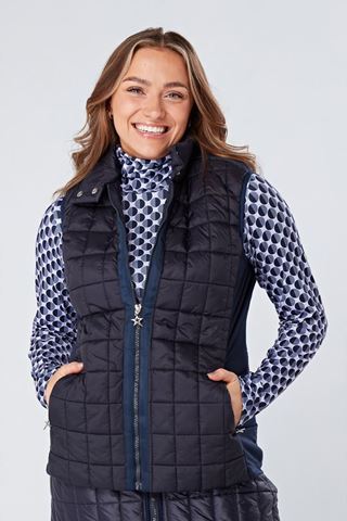 Picture of Swing out Sister Ladies Valerie Active Vest - Navy