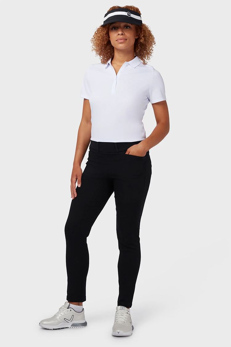 Picture of Callaway Ladies Chev Pull On Trousers - Caviar