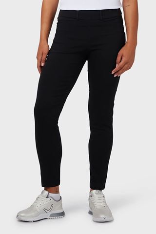 Picture of Callaway Ladies Chev Pull On Trousers - Caviar