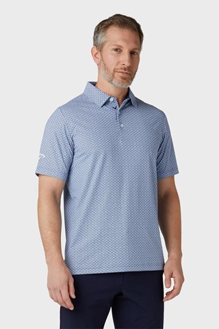 Picture of Callaway zns Men's All Over Trademark Polo Shirt - Peacoat 410