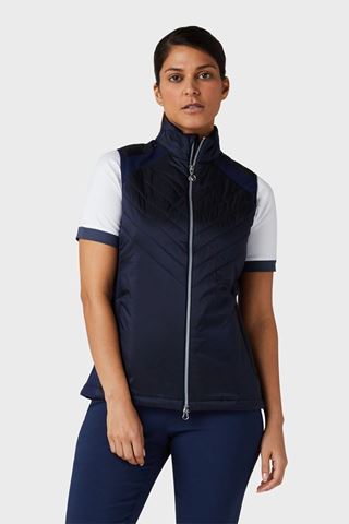 Picture of Callaway zns  Ladies Chev Primaloft Gilet / Vest - Peacoat
