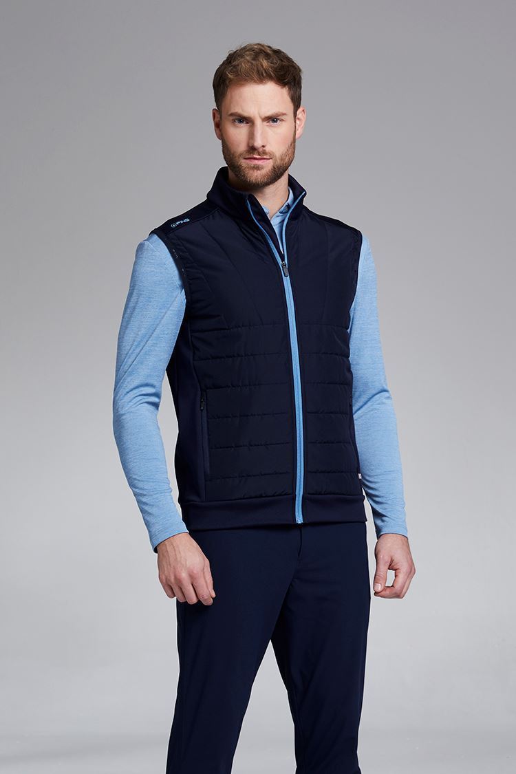 Picture of Ping Men's Vernon Vest / Gilet - Navy 3XL ONLY