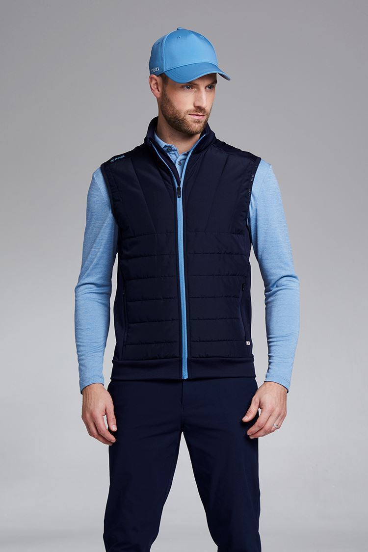 Picture of Ping Men's Vernon Vest / Gilet - Navy 3XL ONLY