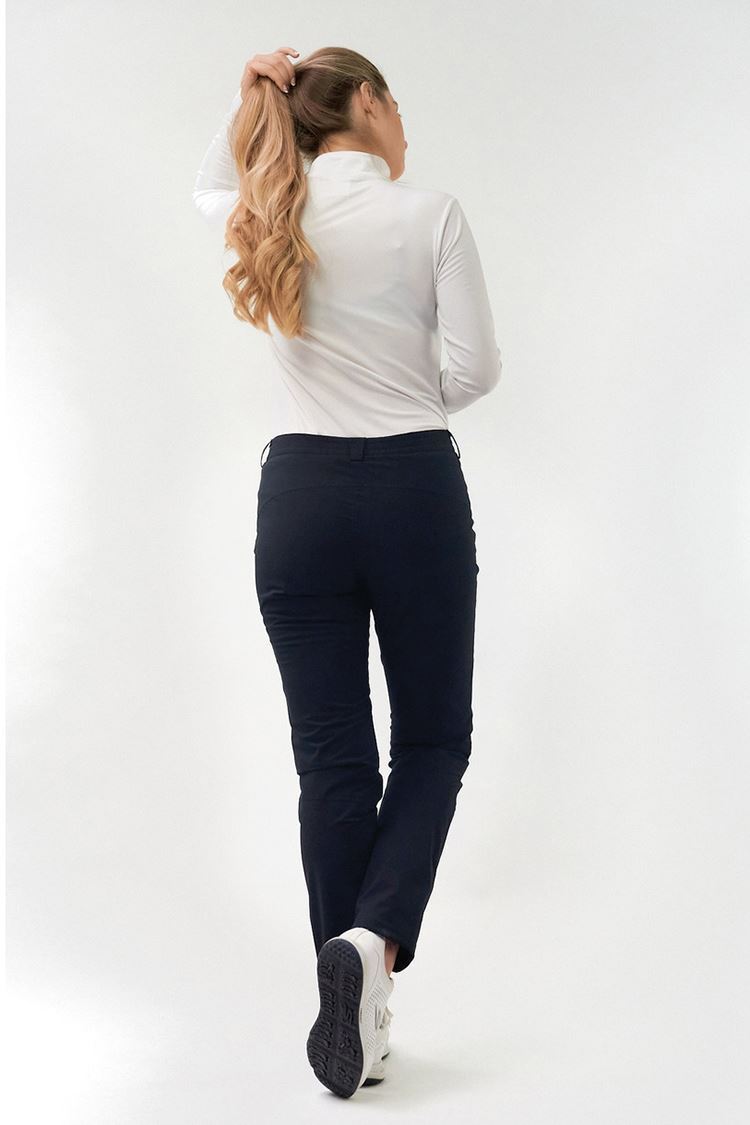 Picture of Pure Golf Ladies Bernie Lined Trousers - Navy