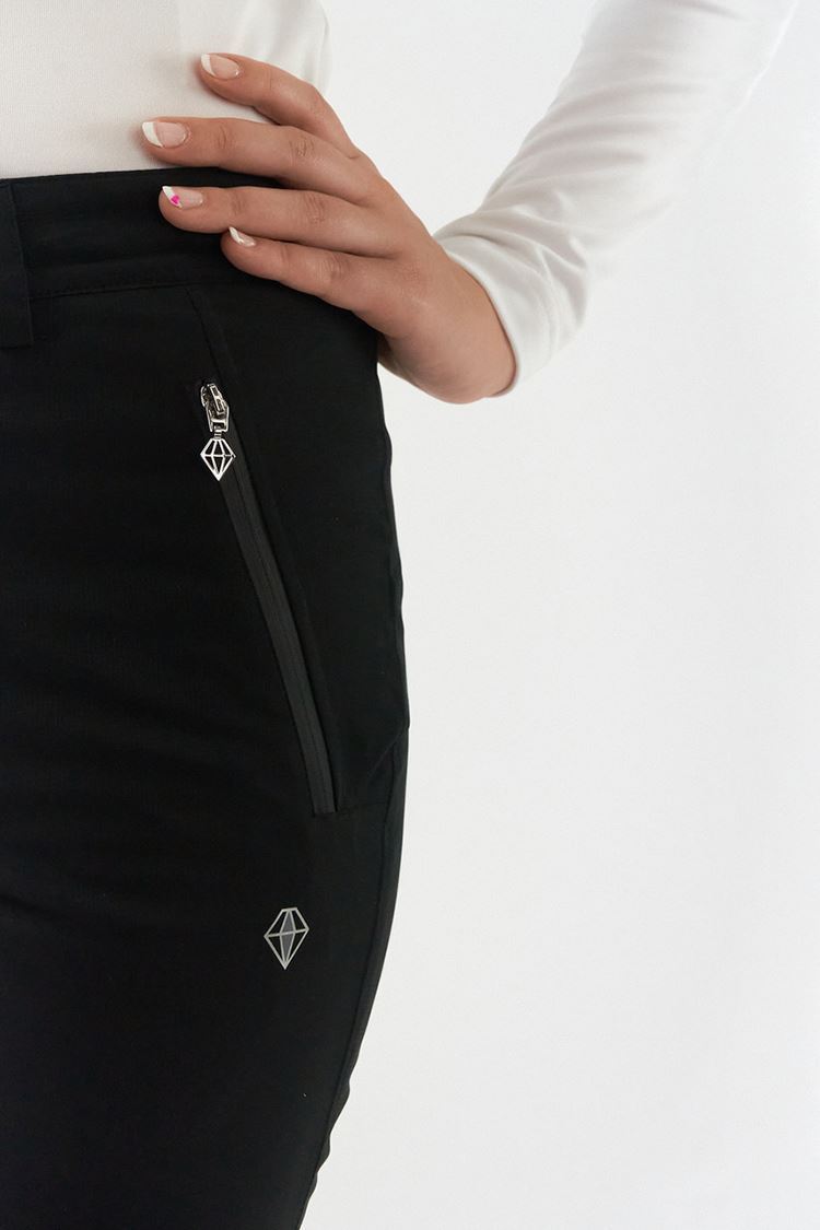 Picture of Pure Golf zns Ladies Bernie Lined Trousers - Black