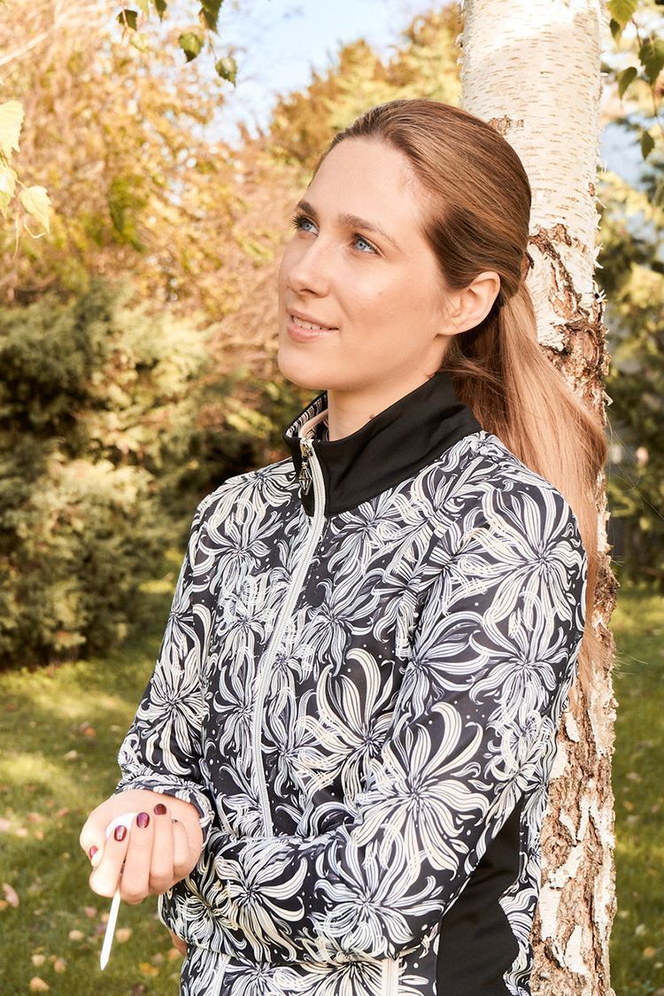 Picture of Pure Golf zns Ladies Auttie Winter Weight Jacket - Champagne Orchid - XS Only