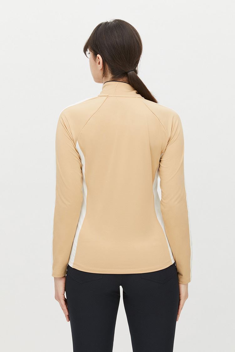 Picture of Rohnisch Ladies Skyler Half Zip - Beige Sand