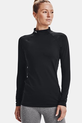 Picture of Under Armour zns Women's UA Coldgear Authentics Mock Neck - Black