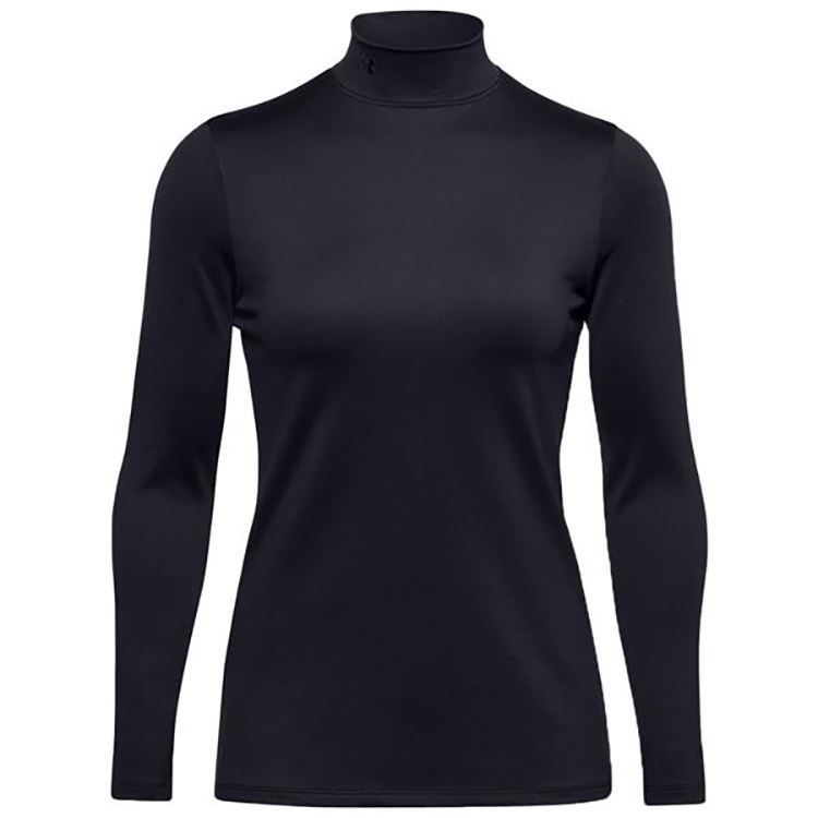 Picture of Under Armour zns  Women's UA Coldgear Infrared Long Sleeve Golf Mock - Black
