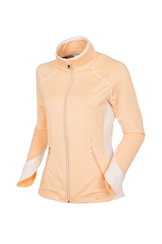 Picture of Sunice Women's Esther Layer Jacket - Peach Cobbler Melange / Pure White