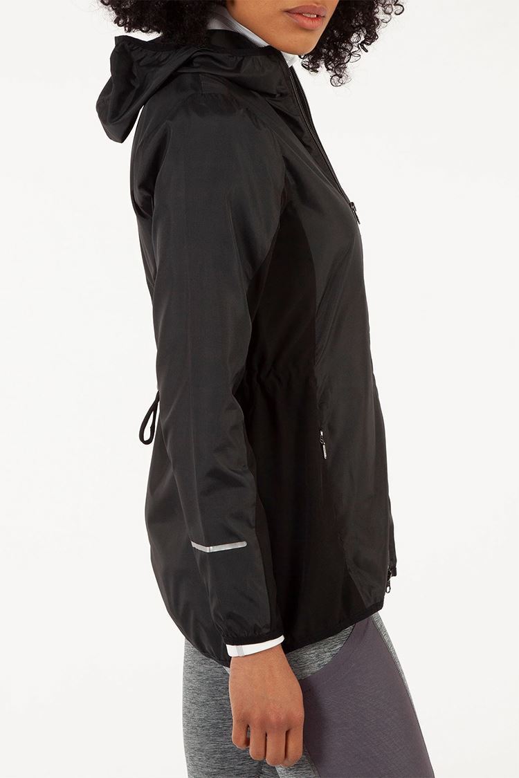 Picture of Sunice Ladies Blair Windwear Jacket - Black / Charcoal