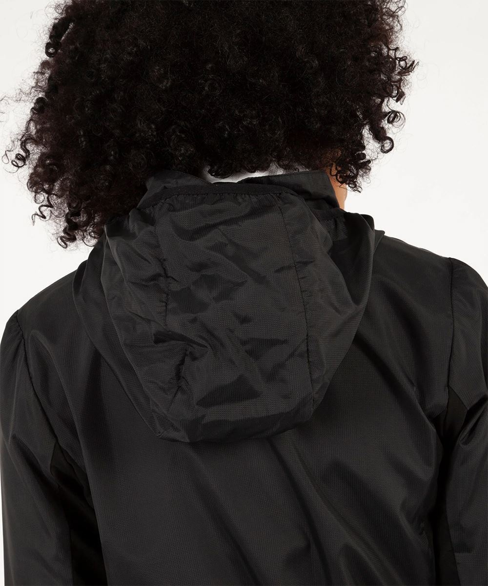 Picture of Sunice Ladies Blair Windwear Jacket - Black / Charcoal