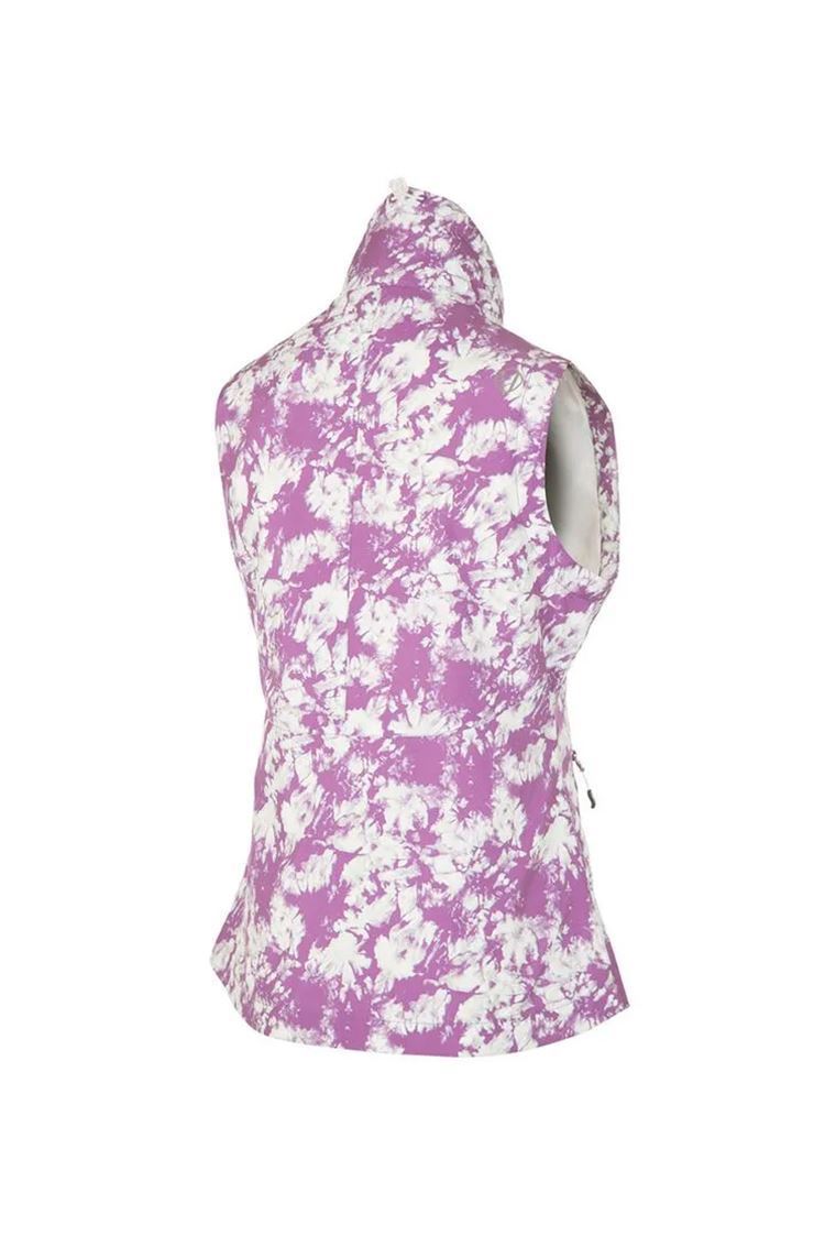 Picture of Sunice Ladies Keira Wind Vest - Dhalia Crushed Petal Print