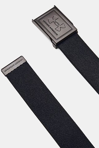 Picture of Under Armour zns Men's UA Drive Stretch Webbing Belt - Black / Castlerock 001