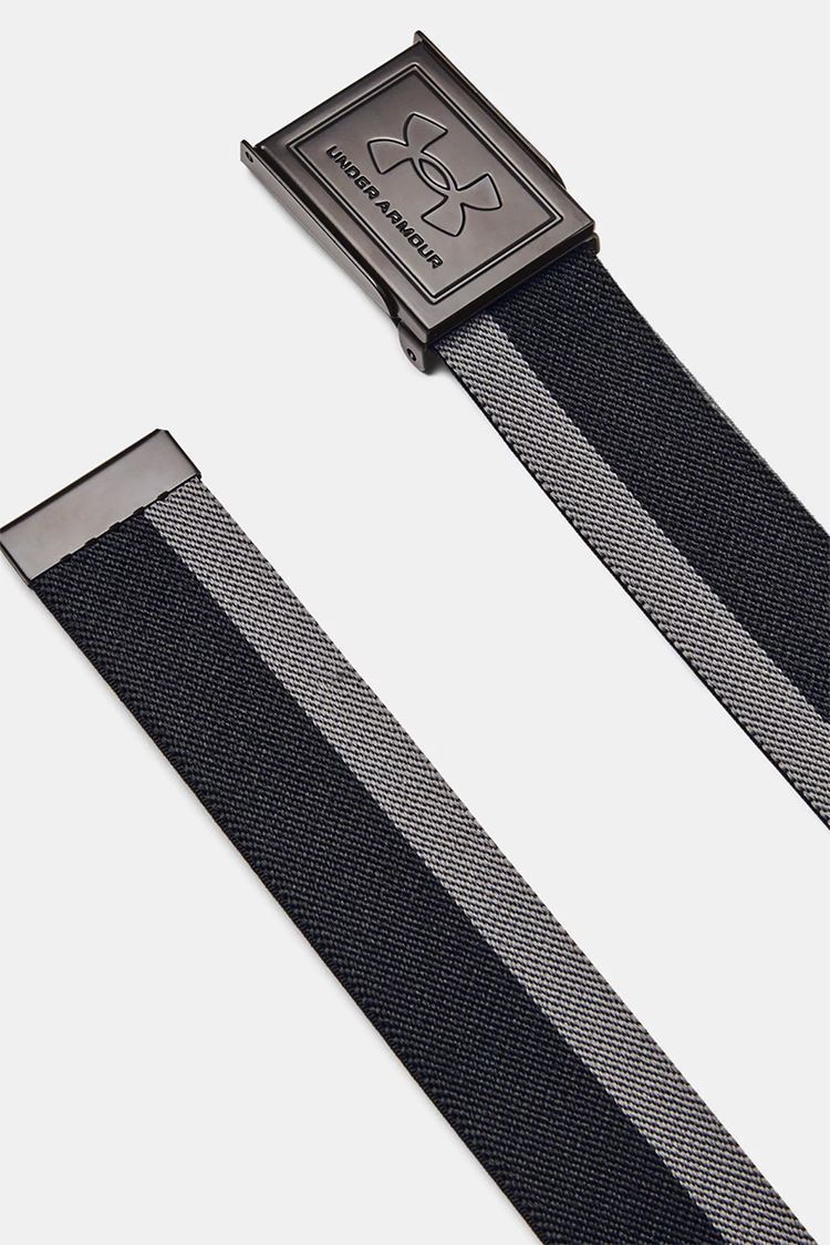 Picture of Under Armour zns Men's UA Drive Stretch Webbing Belt - Black / Castlerock 001