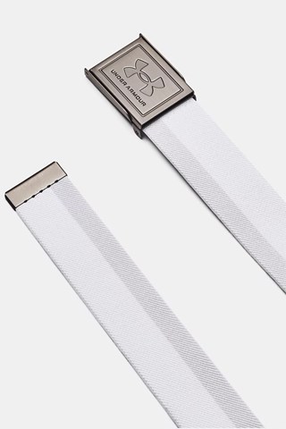 Picture of Under Armour ZNS Men's UA Drive Stretch Webbing Belt - White / Halo Grey 100