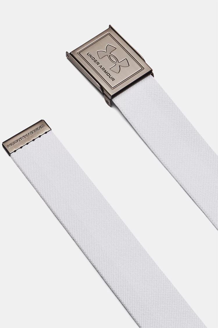 Picture of Under Armour ZNS Men's UA Drive Stretch Webbing Belt - White / Halo Grey 100