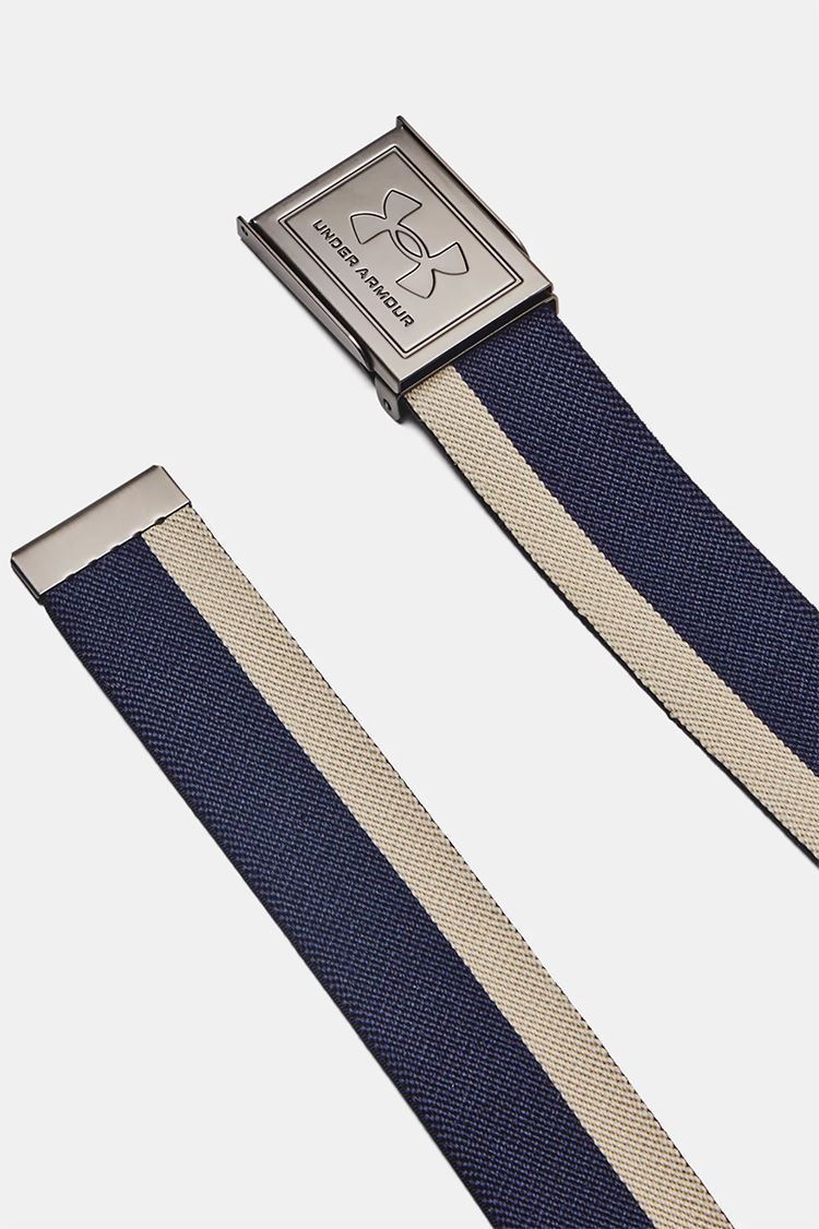 Picture of Under Armour zns Men's UA Drive Stretch Webbing Belt - Midnight Navy / Khaki Base 410