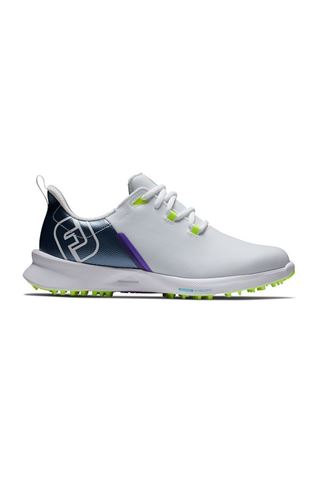 Picture of Footjoy Women's Fuel Sport Golf Shoes - White / Navy / Blue