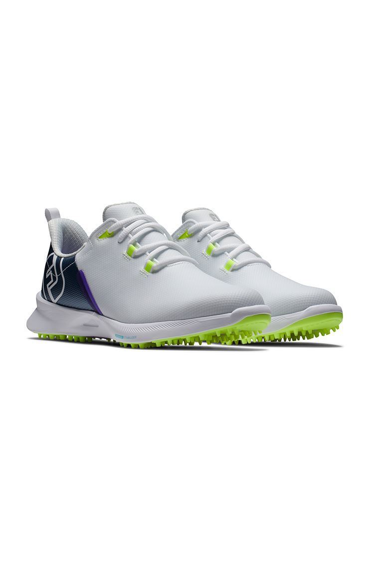 Footjoy Women's Fuel Sport Golf Shoes White / Navy / Blue 90128K