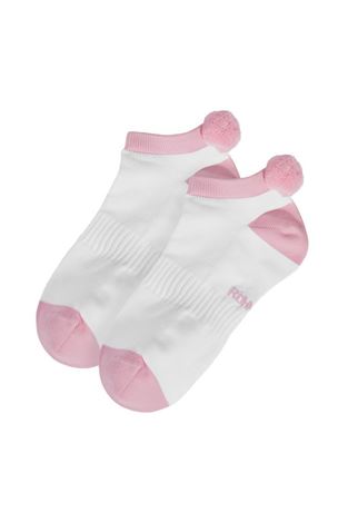 Show details for Rohnisch Ladies Functional Pompom Socks - 2 Pack - Orchid Pink