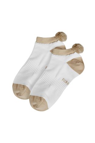Show details for Rohnisch Ladies Functional Pompom Socks - 2 Pack - Mojave Desert