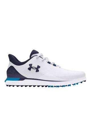 Picture of Under Armour Men's UA Drive Fade Spikeless Golf Shoes - White / Capri 101