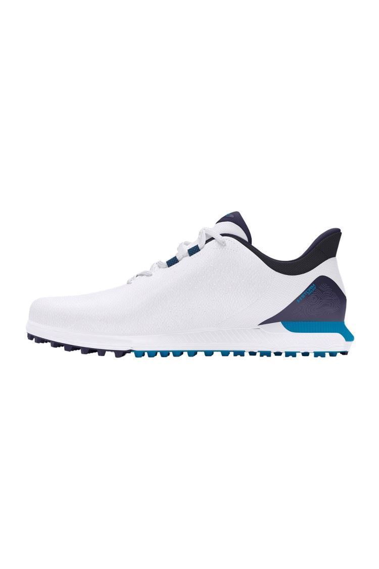 Picture of Under Armour zns Men's UA Drive Fade Spikeless Golf Shoes - White / Capri 101