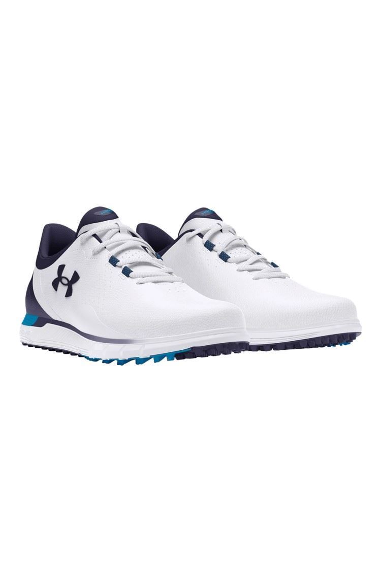 Picture of Under Armour Men's UA Drive Fade Spikeless Golf Shoes - White / Capri 101