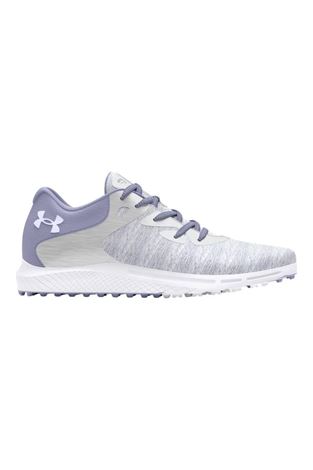 Show details for Under Armour Women's UA Charged Breathe 2 Knit Spikeless Golf Shoes - Celeste / White 500