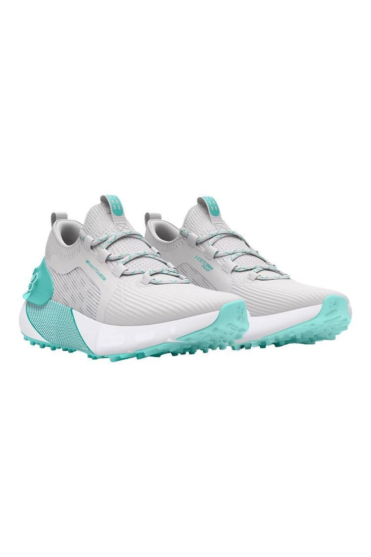 Picture of Under Armour zns Women's Phantom Golf Shoes - Distant Grey / Radial Turquoise - 101