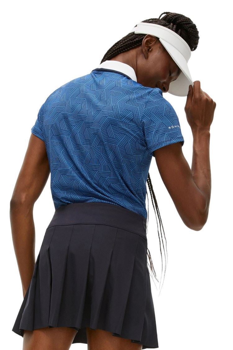 Picture of Rohnisch Ladies Deni Polo Shirt - Hexagon Blue