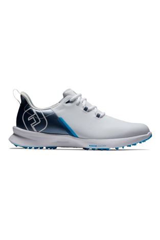 Show details for Footjoy Men's Fuel Sport Golf Shoes - White / Navy / Blue