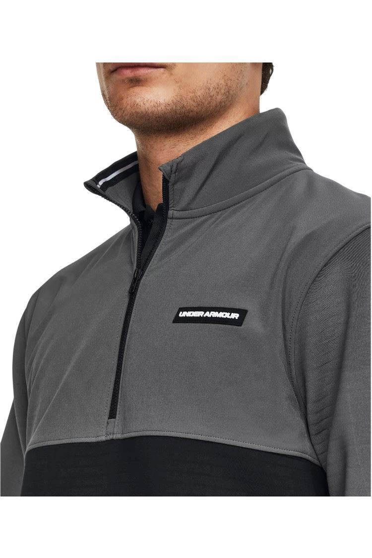 Picture of Under Armour Men's UA Storm Daytona 1/2 Zip - Castlerock / White 025