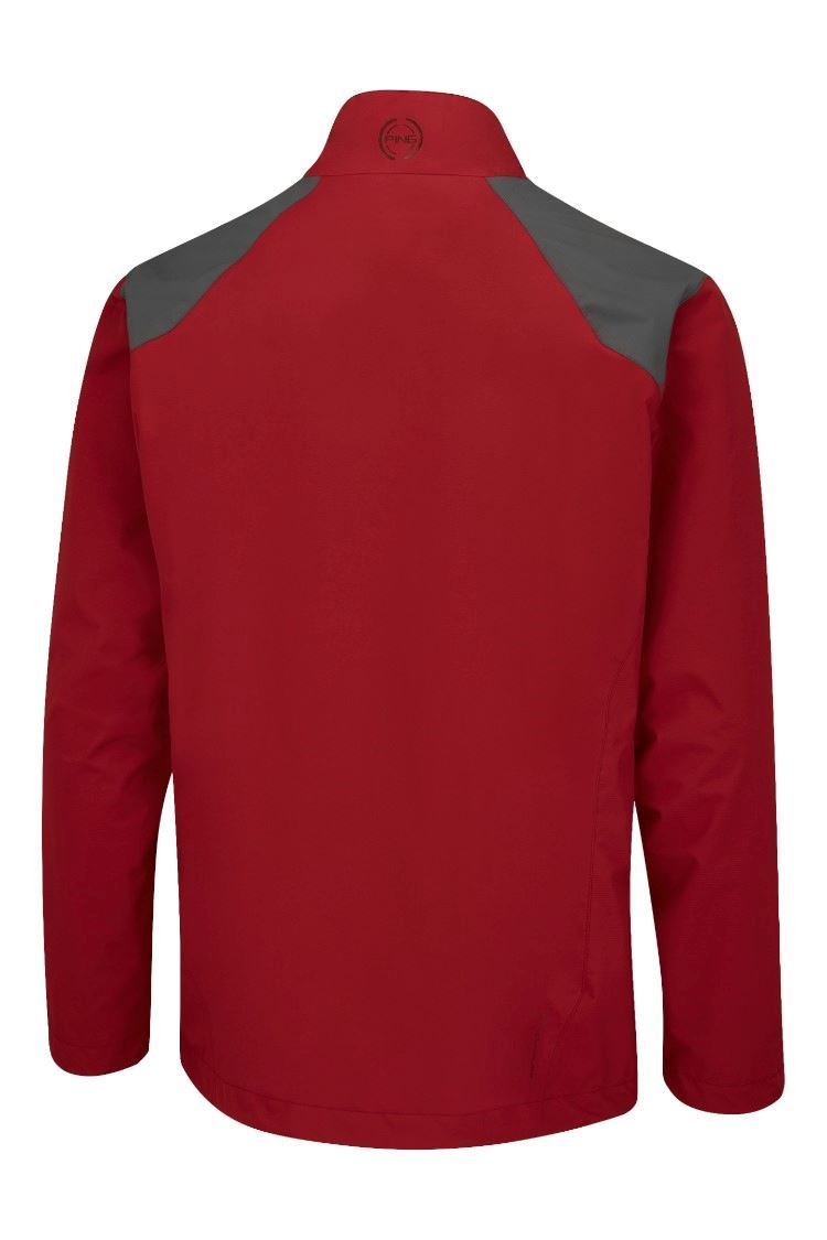 Picture of Ping Men's Sensordry S2 Waterproof Jacket - Firebrick / Asphalt