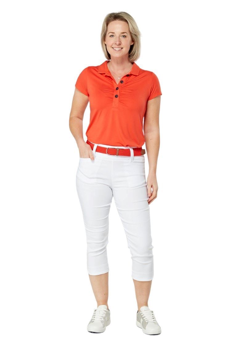 Picture of Swing out Sister Ladies Core Pull On Capri - Optic White