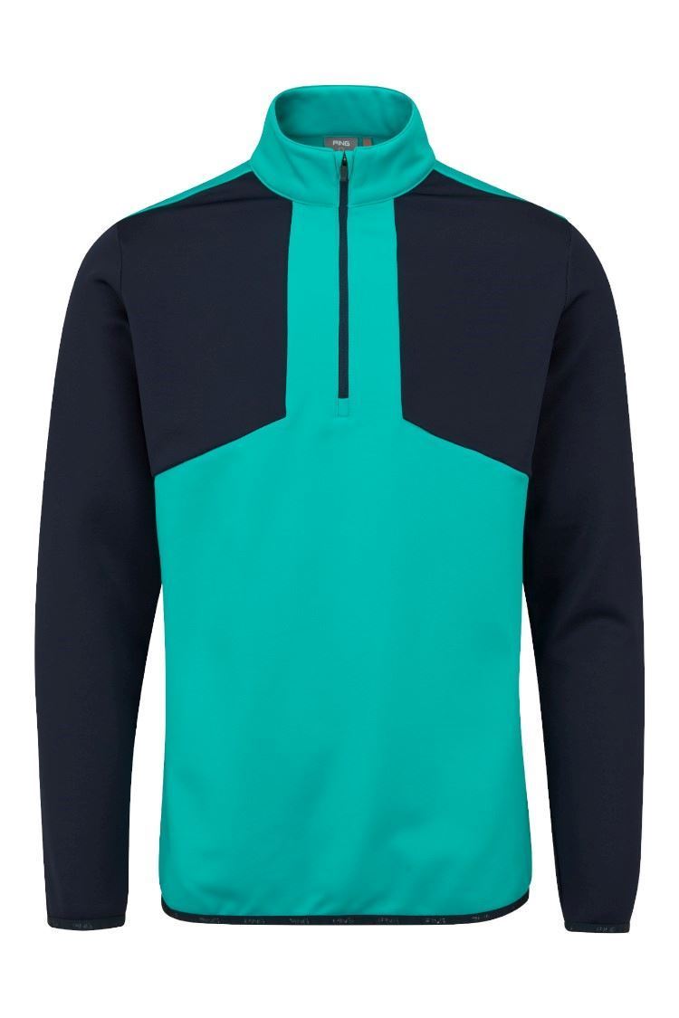 Picture of Ping Men's Keon Colour Block Fleece - Ceramic / Navy - SMALL ONLY