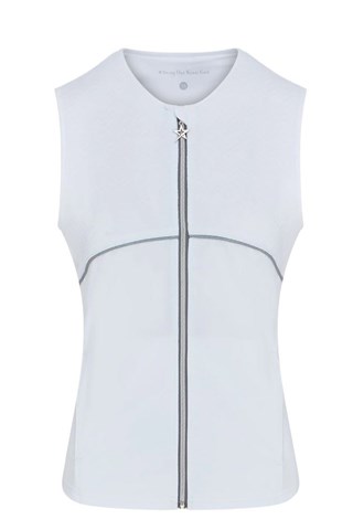 Picture of Swing out Sister Ladies  Portia Lightweight Vest / Gilet - White (3XL ONLY)