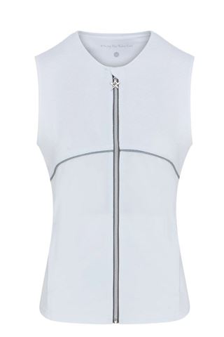 Picture of Swing out Sister Ladies  Portia Lightweight Vest / Gilet - White