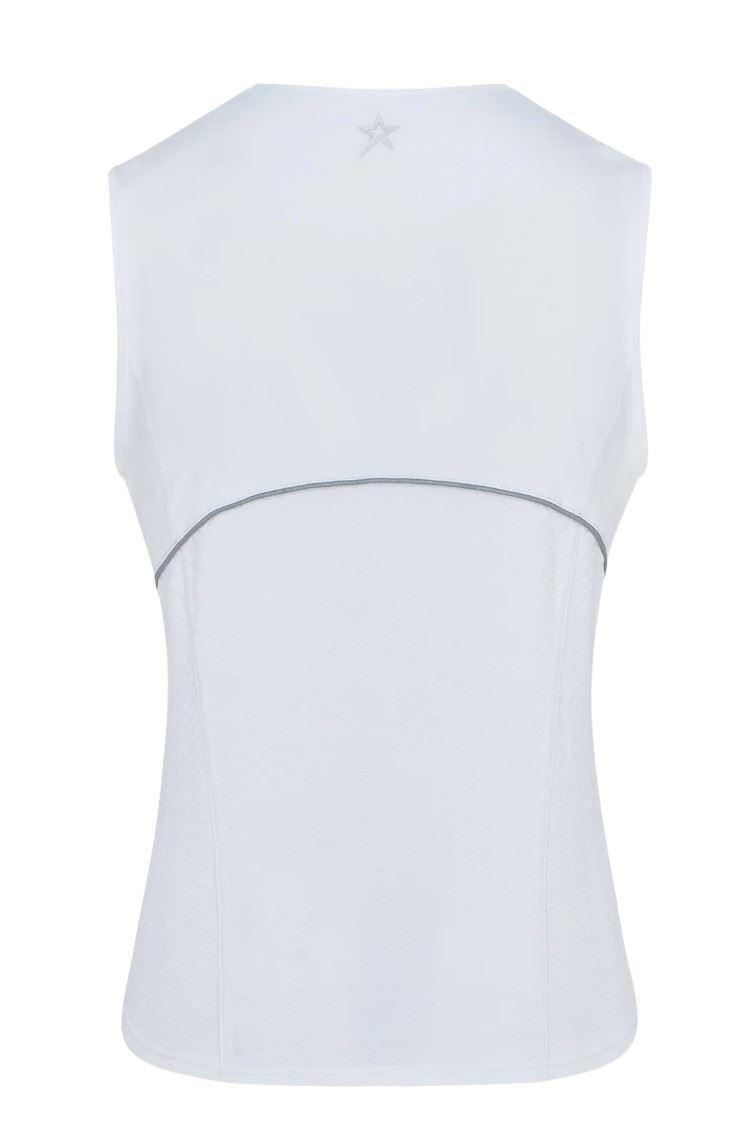 Picture of Swing out Sister Ladies  Portia Lightweight Vest / Gilet - White