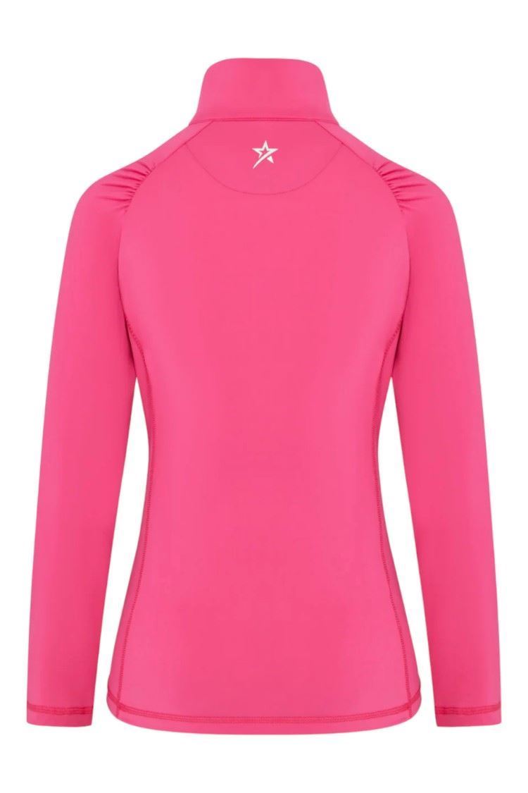 Picture of Swing out Sister Ladies Celeste 1/4 Zip Top - Lush Pink