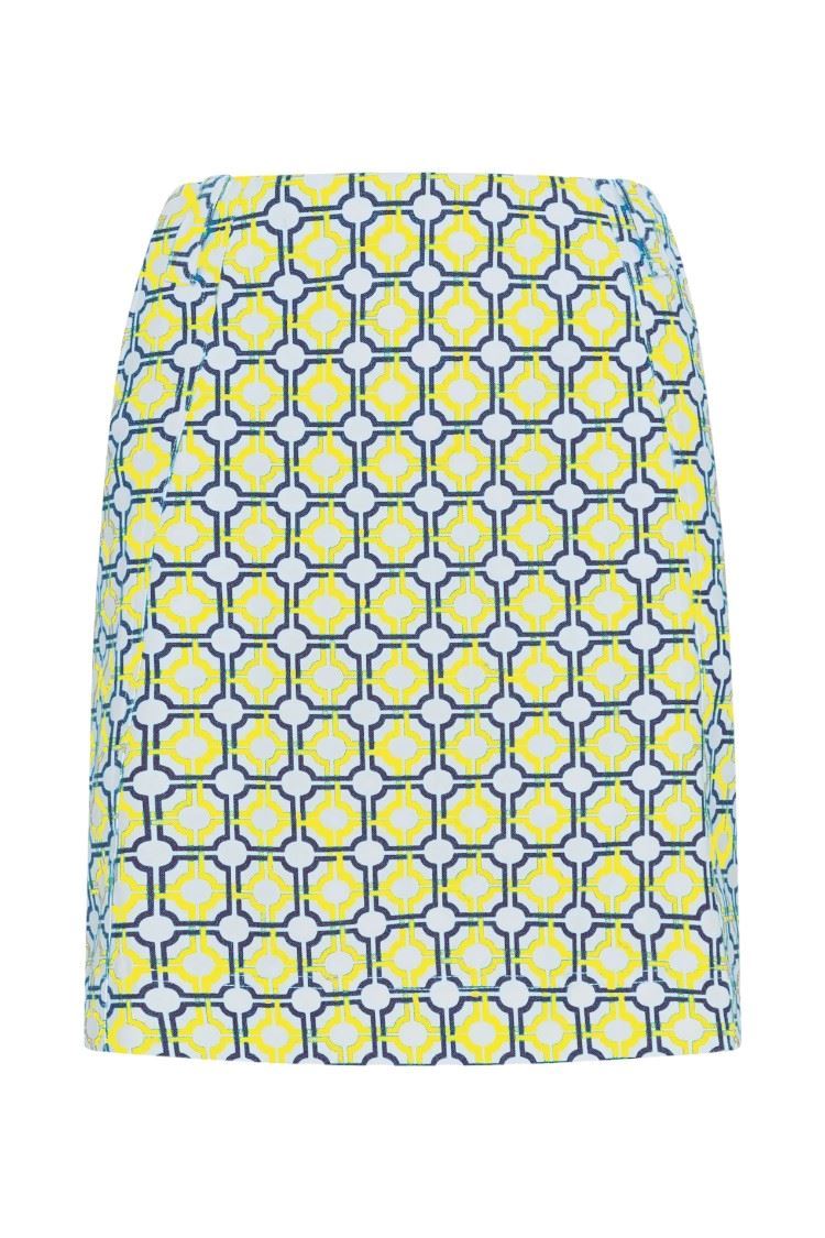 Picture of Swing out Sister Ladies Lucy Pull On Skort - Sunshine / Navy
